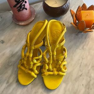 Limited Edition Tory Burch strappy small heels!